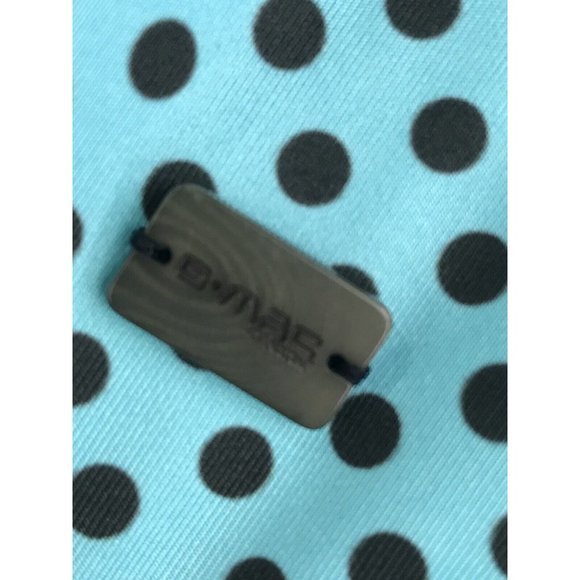 G Mac By Kartel Men's Shirt Size Medium M Blue Short Sleeve Golf Polo Polkadot - Picture 4 of 7